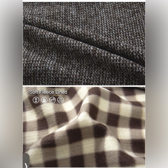 Gioberti Boy's Knitted Full Zip Cardigan Sweater with Soft Brushed Flannel - Picture 2 of 5